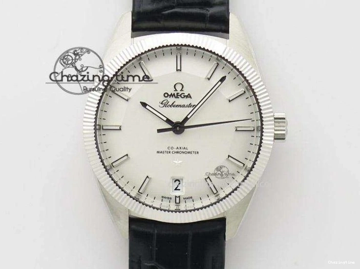 0316 Popular De Ville MK 1:1 Best Edition RG White Dial On Black Leather Asian Seagull T1701 (Sec@6) 8237
